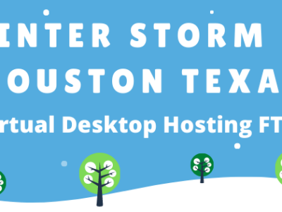 Winter Storm in Houston Texas