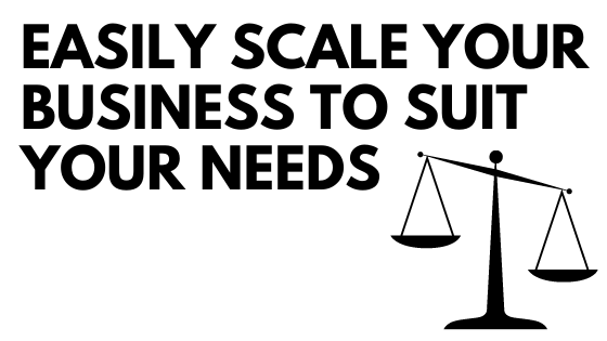 Easily Scale Your Business to Suit Your Needs